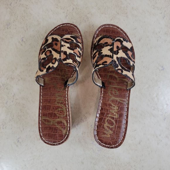 SAM EDELMAN regis sandals brown Sz 6.5 - Picture 2 of 8